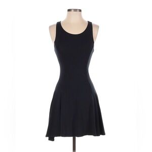 Topshop Black Sleeveless Scoop-Neck Mini Dress
